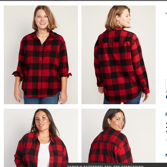 ❌SOLD❌XL Old Navy Flannel - Picture 1 of 5